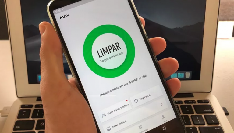 Aplicativo para limpeza de Celular